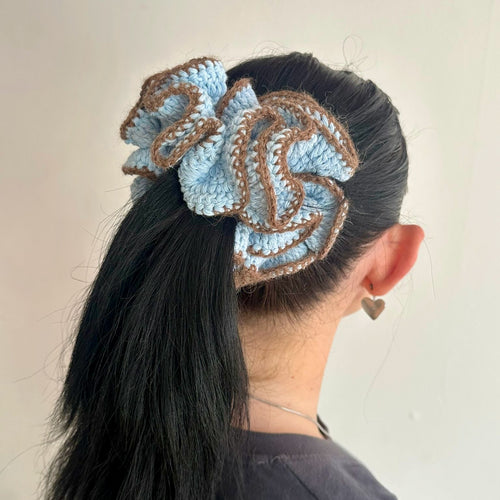 Celeste Petal Scrunchie