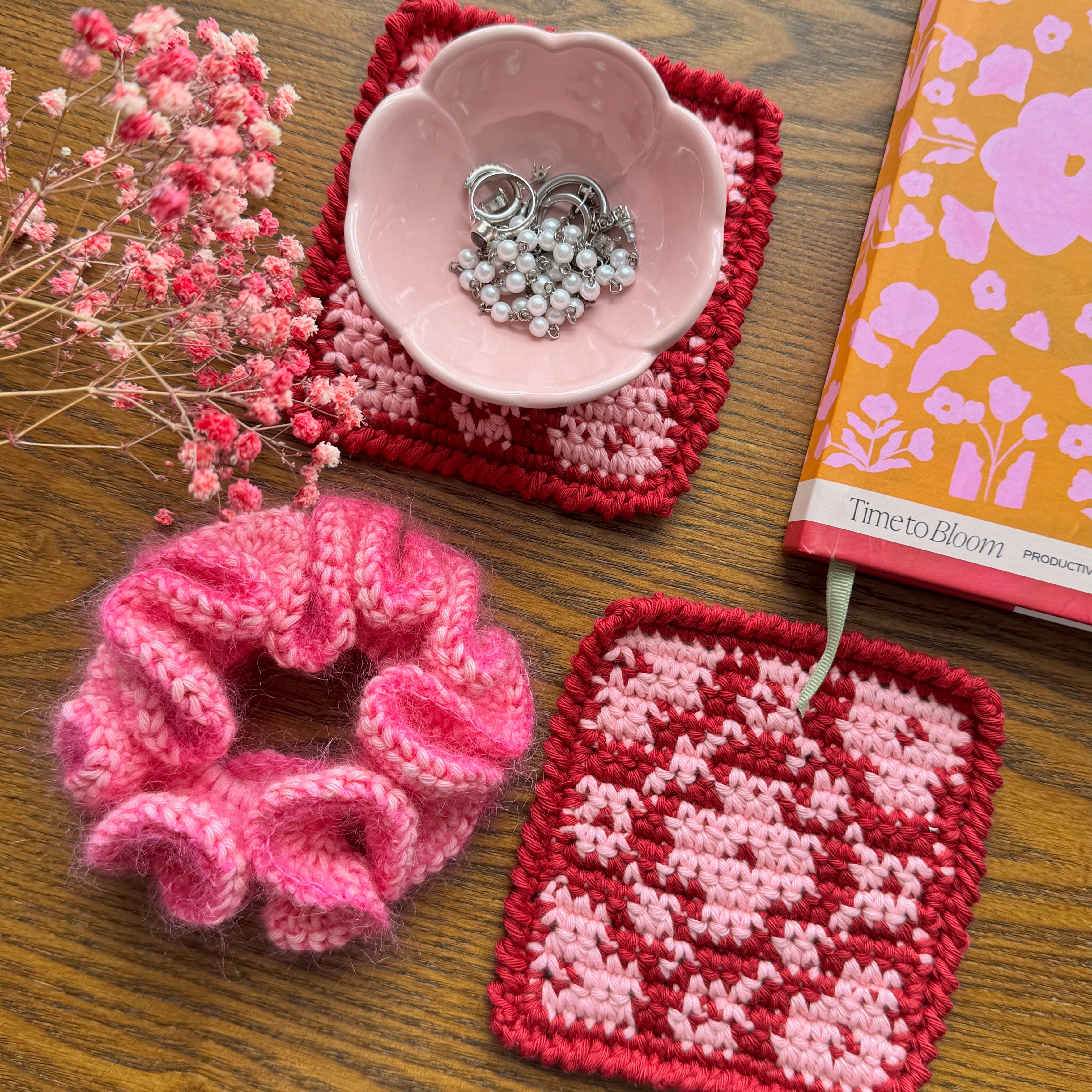 Peony Cloud Scrunchie