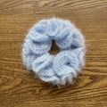 Bluebell Mohair Scrunchie