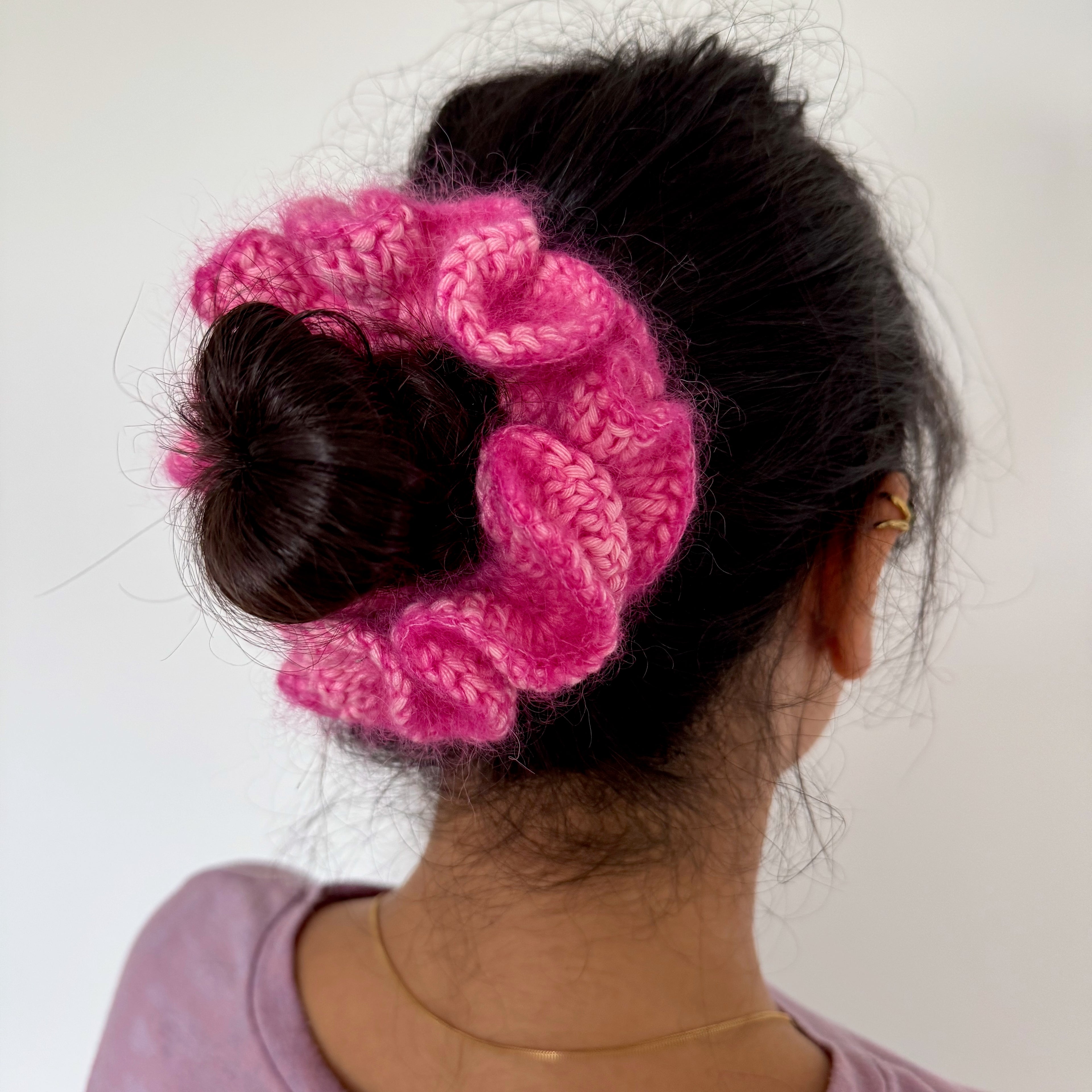 Peony Cloud Scrunchie